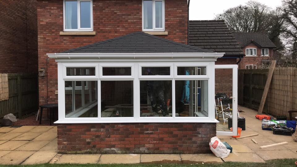 White Conservatory Conversion